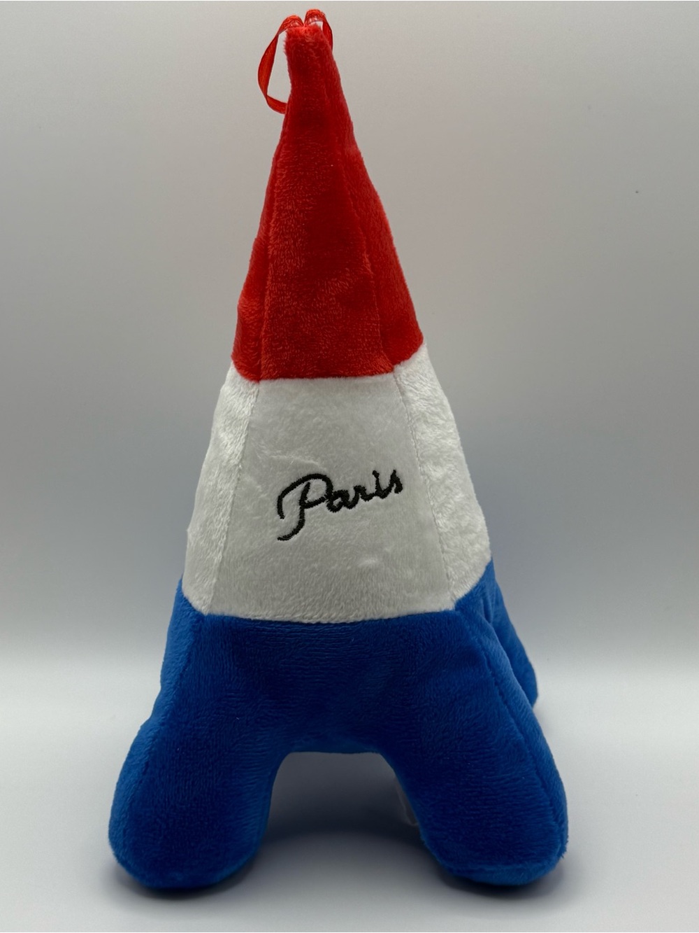 FLCO Paris France Eiffel Tower Red/White/Blue Souvenir Plush (PL-31)